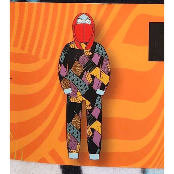 Disney Sally PJ Sleeper Union Suit  Size Small Hooded Nightmare Before Christmas - Picture 1 of 6